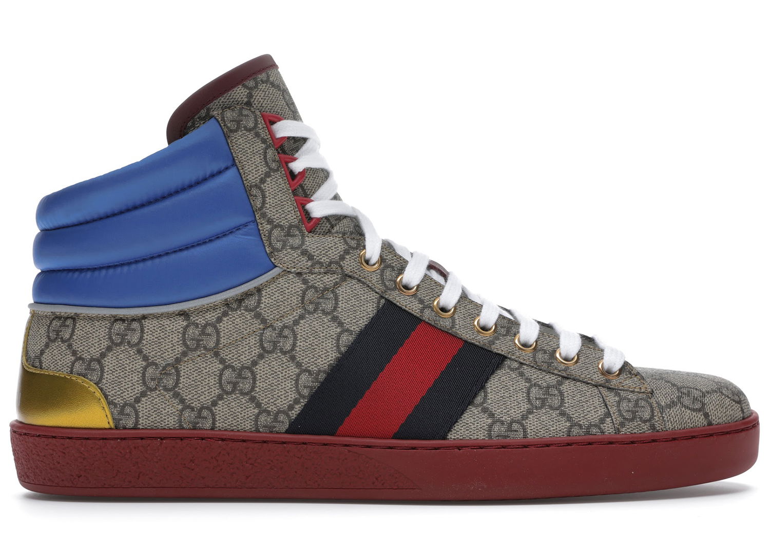 Tenisky a topánky Gucci Ace GG High Top 'Beige Ebony' Rôznofarebný | _555144 92T20 9794, 0