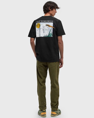 Tričko OBEY Wildlife Black T-Shirt Čierna | 165263892-BLK, 1