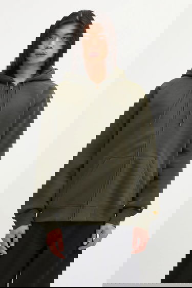 Mikina Carhartt WIP Plain Hooded Chase Full-Zip Sweatshirt Zelené | I033664.3CBXX, 0