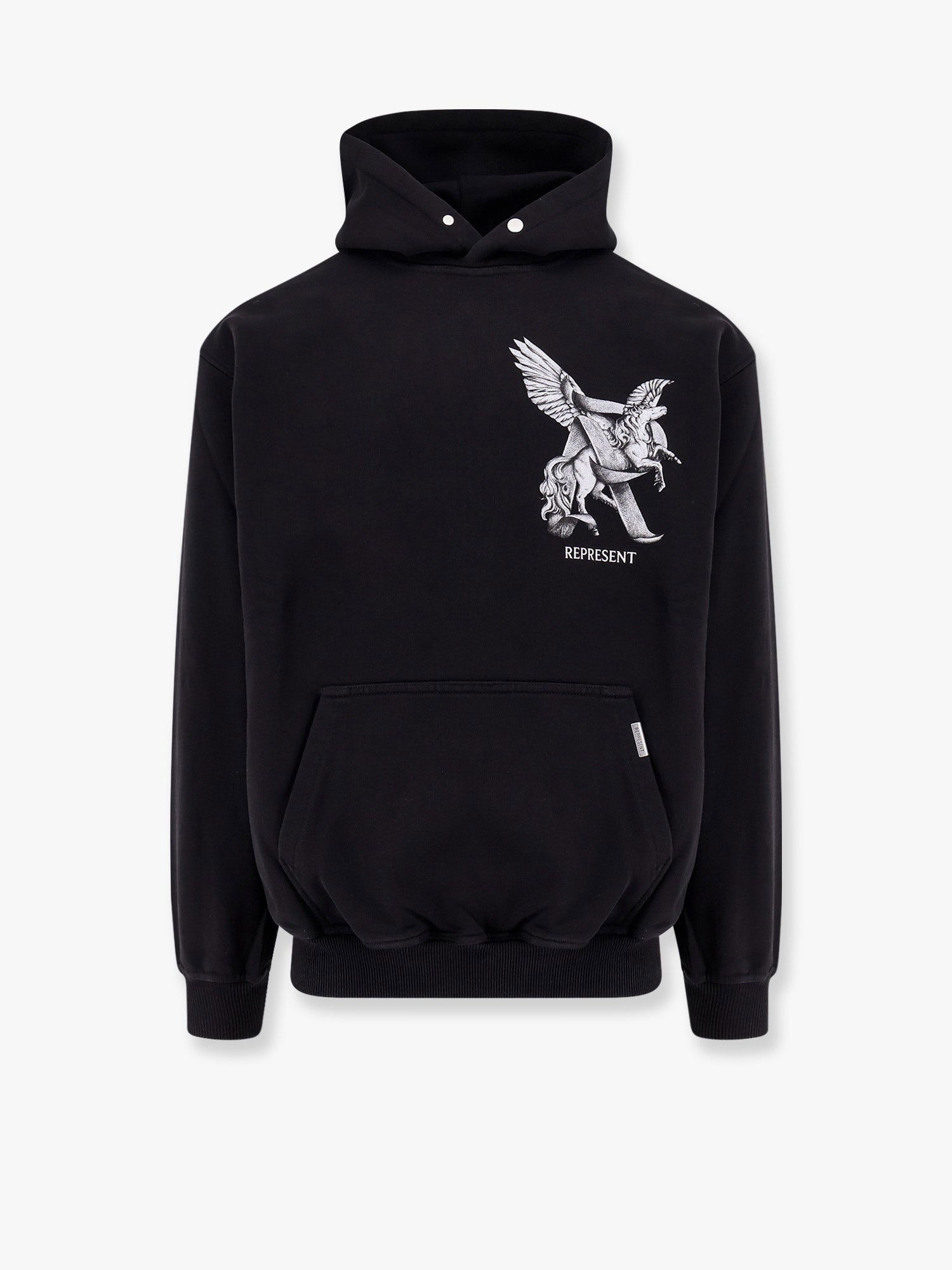 Mikina Represent Clo Represent Pegasus Hoodie Čierna | MLM4106501, 0