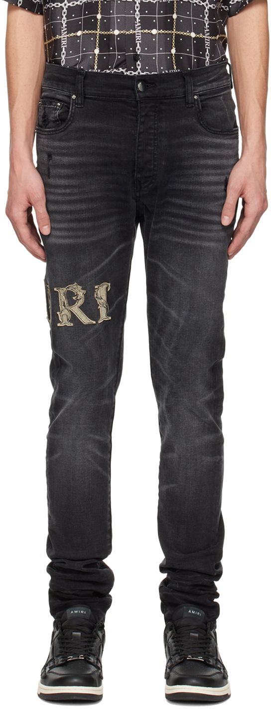Džínsy AMIRI AMIRI Baroque Jeans Čierna | AMDNSY1026, 0