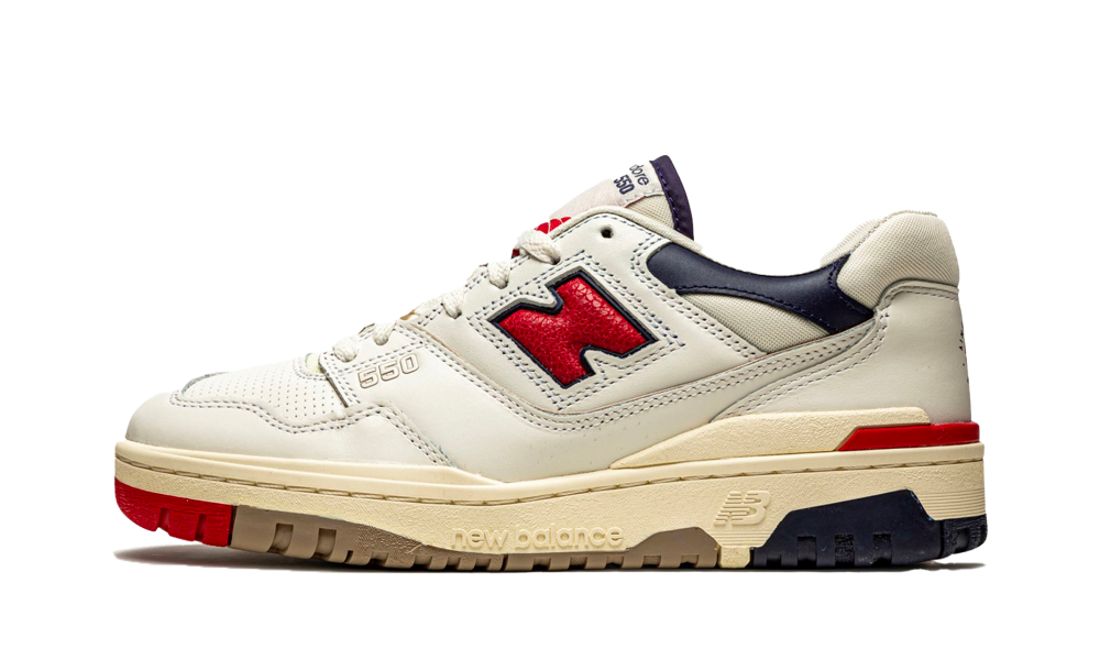 Tenisky a topánky New Balance Aime Leon Dore x 550 "White Navy Red" Biela | BB550A3, 0