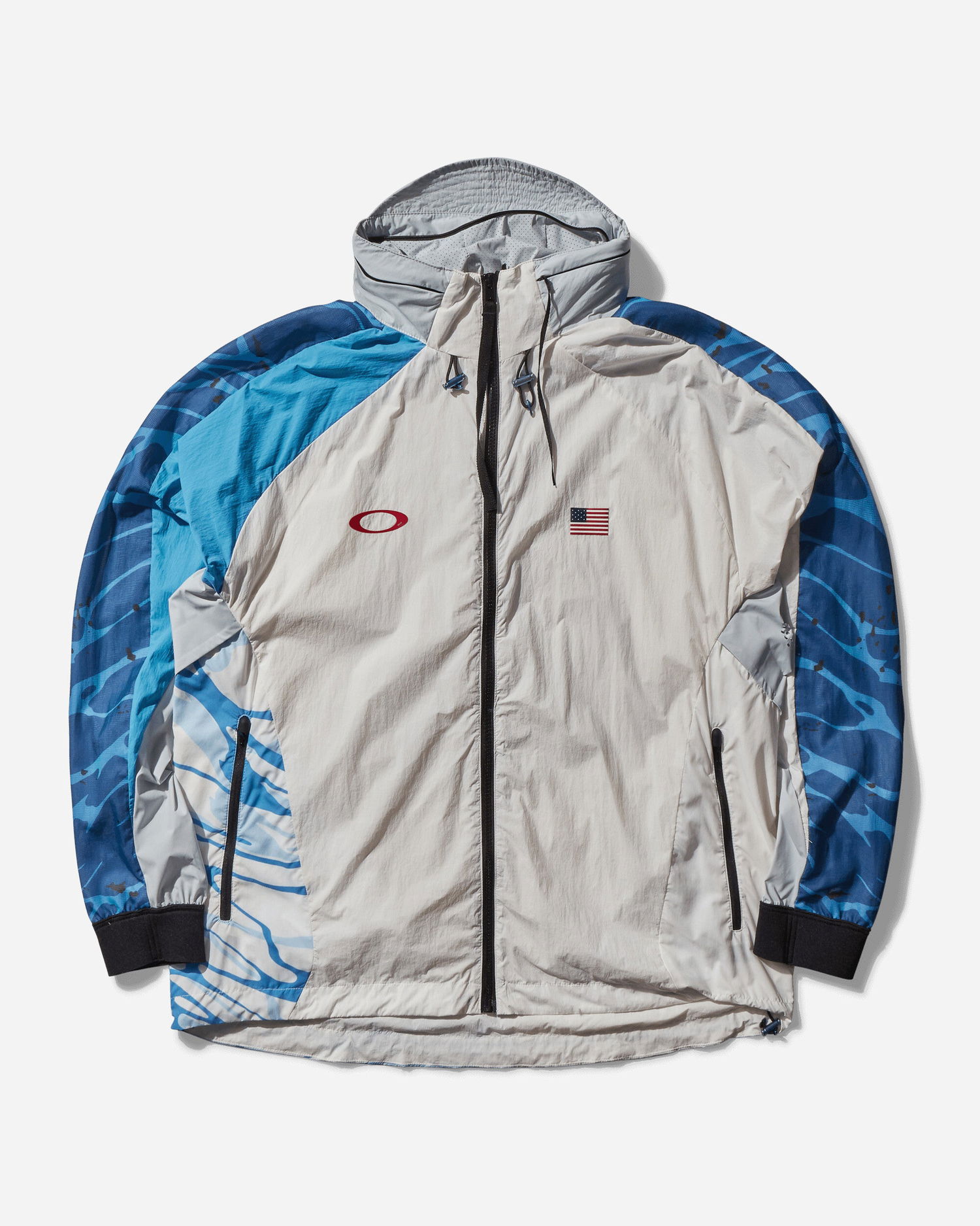 Vetrovka OAKLEY Team USA Surfing Windbreaker Šedá | FOA407810 231, 1