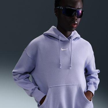 Mikina Nike Nike Sportswear Phoenix Fleece Hoodie Fialová | DQ5860-533, 1