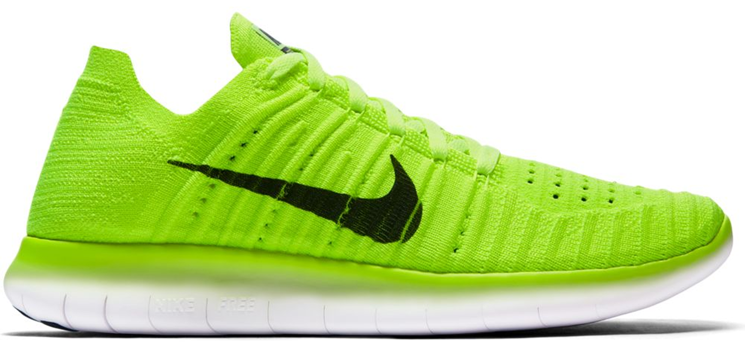 Tenisky a topánky Nike Free RN Flyknit Medals Stand Volt W Zelené | 842546-700, 0
