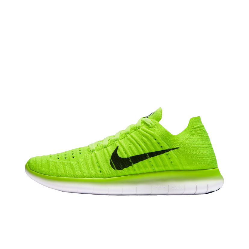 Bežecké topánky Nike Free RN Flyknit Medals Stand Volt W Zelené | 842546-700