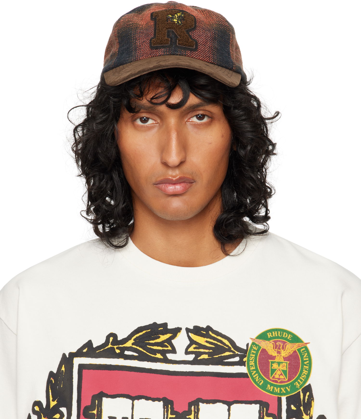 Šiltovka Rhude Flannel 6-Panel Cap Hnedá | RHFW24HA09012, 0