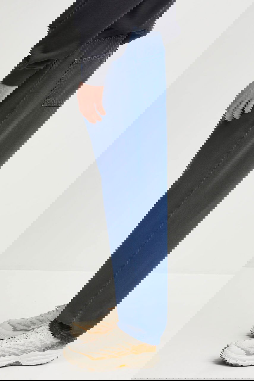 Džínsy Carhartt WIP Relaxed Fit Newel Pant Modrá | I033123.E74J, 1