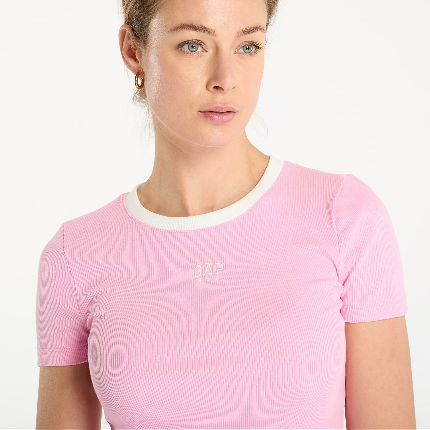 Tričko GAP GAP Cropped Logo T-Shirt Ružová | 637782-05, 1