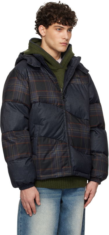 Prešívaná bunda Dime Tweed Puffer Jacket Modrá | DIMEHO241GRY, 1