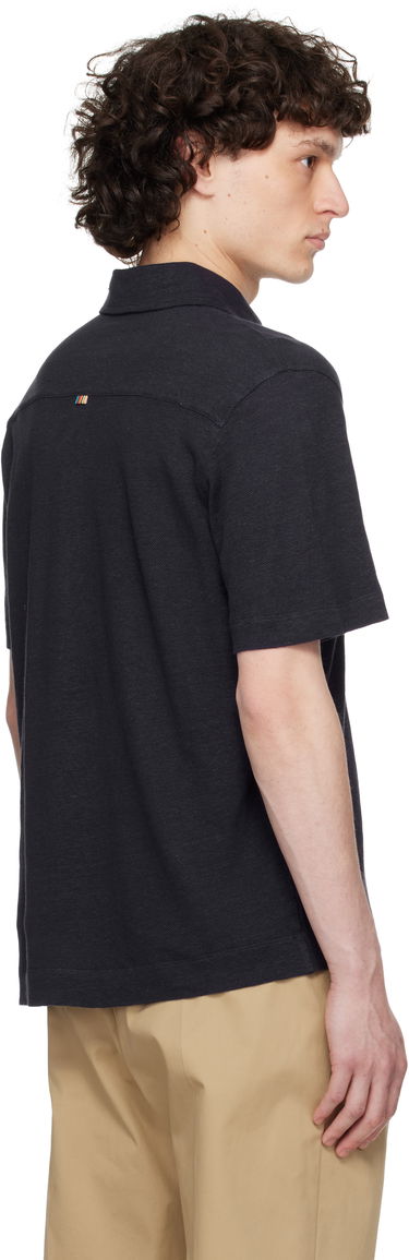 Polo tričko Paul Smith Paul Smith Linen Piqué Polo Čierna | M1R-446Z-P01764, 2