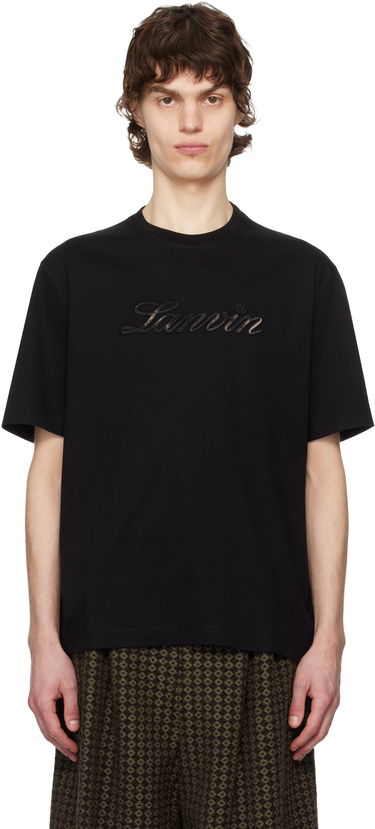 Tričko LANVIN Lanvin Logo T-Shirt Čierna | RM-TS0115-J171-P25, 0