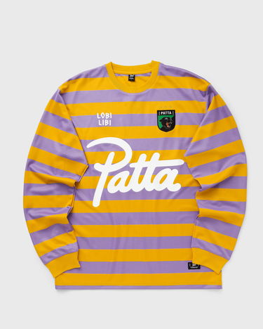 Dres Patta Striped Longsleeve Football Jersey Žltá | POC-SS25-1050-298-0005-178, 0