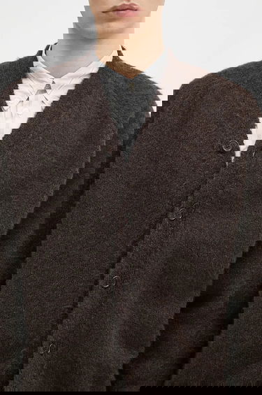 Sveter Universal Works Universal Works Cardigan Hnedá | 31458.BROWN, 3