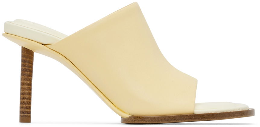 Tenisky a topánky Jacquemus Le Raphia 'Les Mules Rond Carré' Mules "Off-White" Biela | 23E231FO047-3073, 0