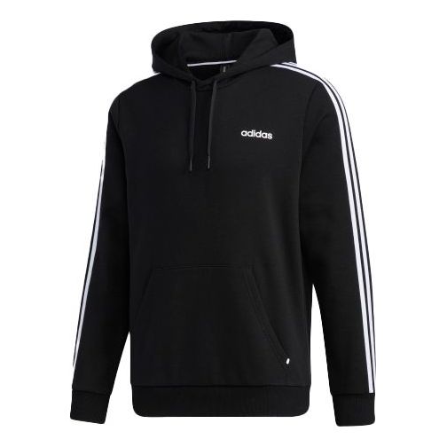 Mikina adidas Originals Essentials 3-Stripes Hoodie Loose Fit Čierna | GJ8913, 0