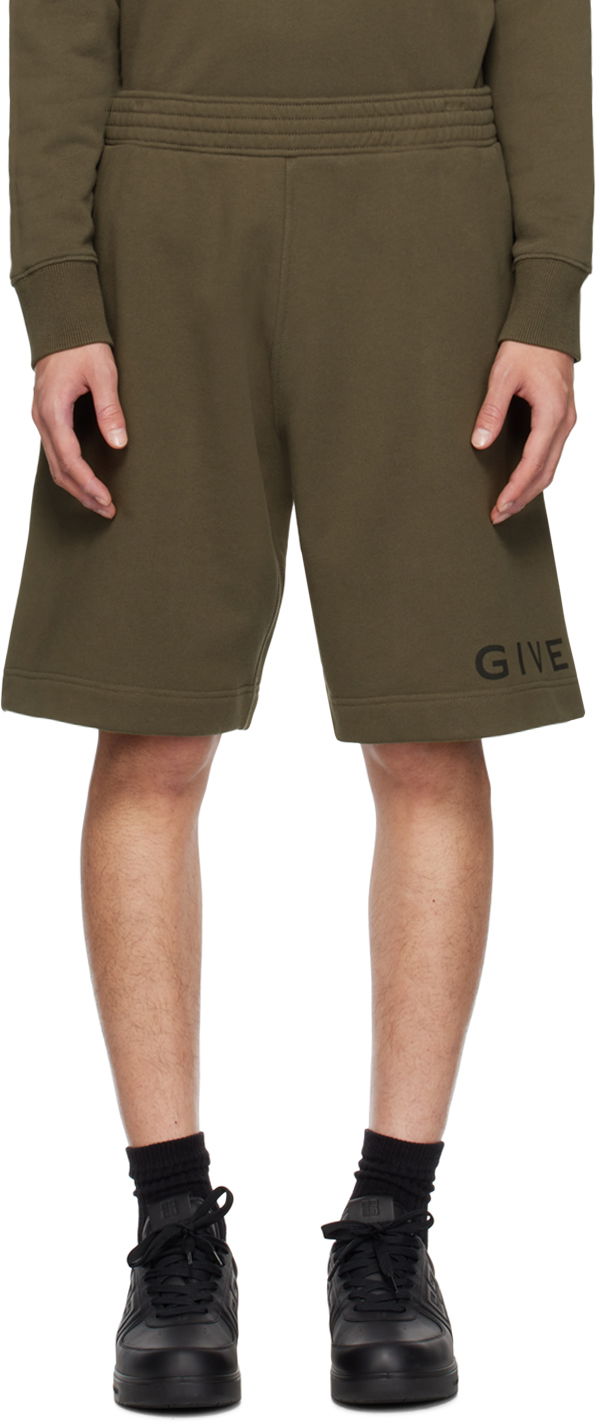 Šortky Givenchy 4G Shorts Zelené | BM51863YAC305