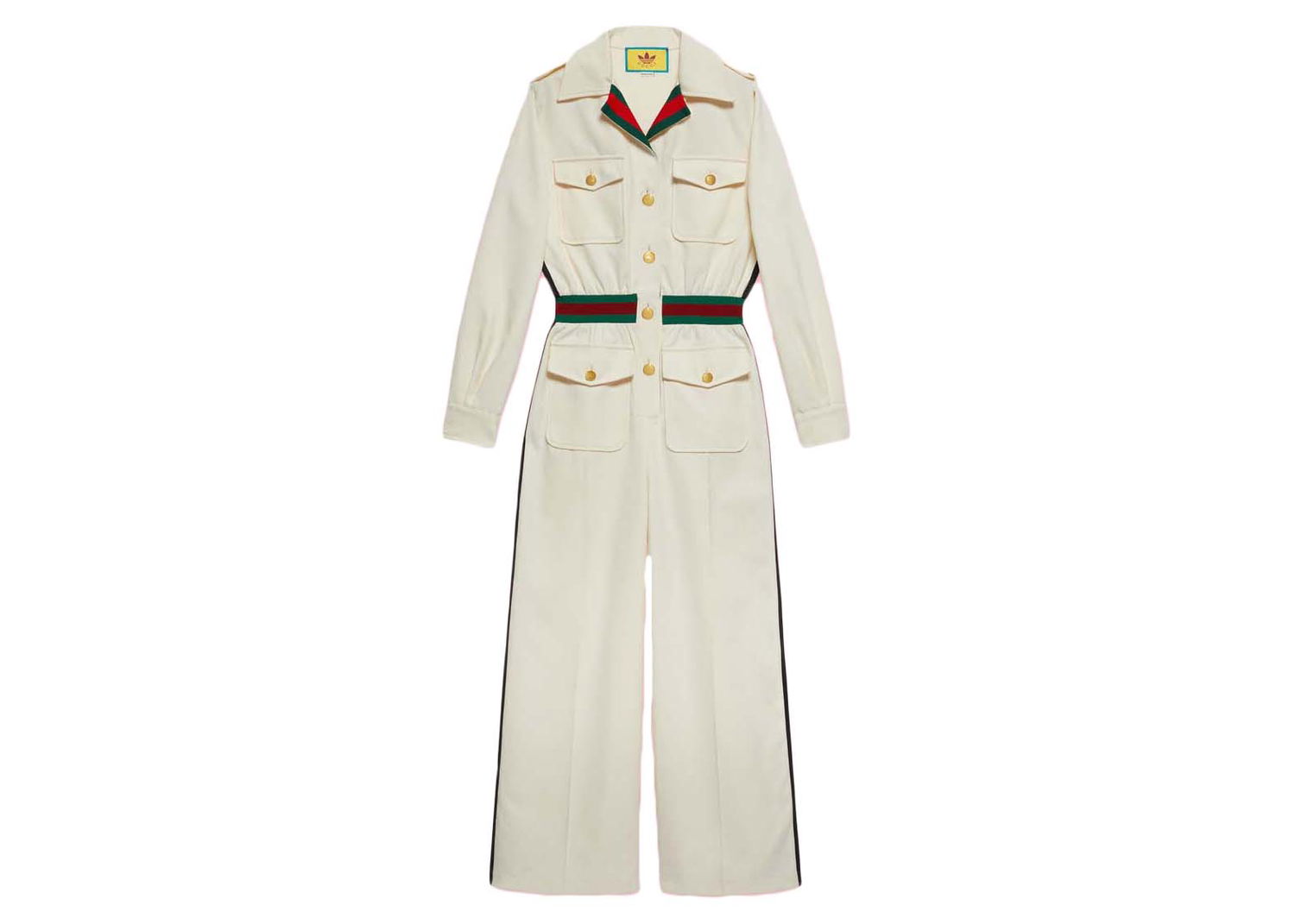 Overal Gucci adidas x GG Jumpsuit White Biela | 702999 ZAI22 9133, 0