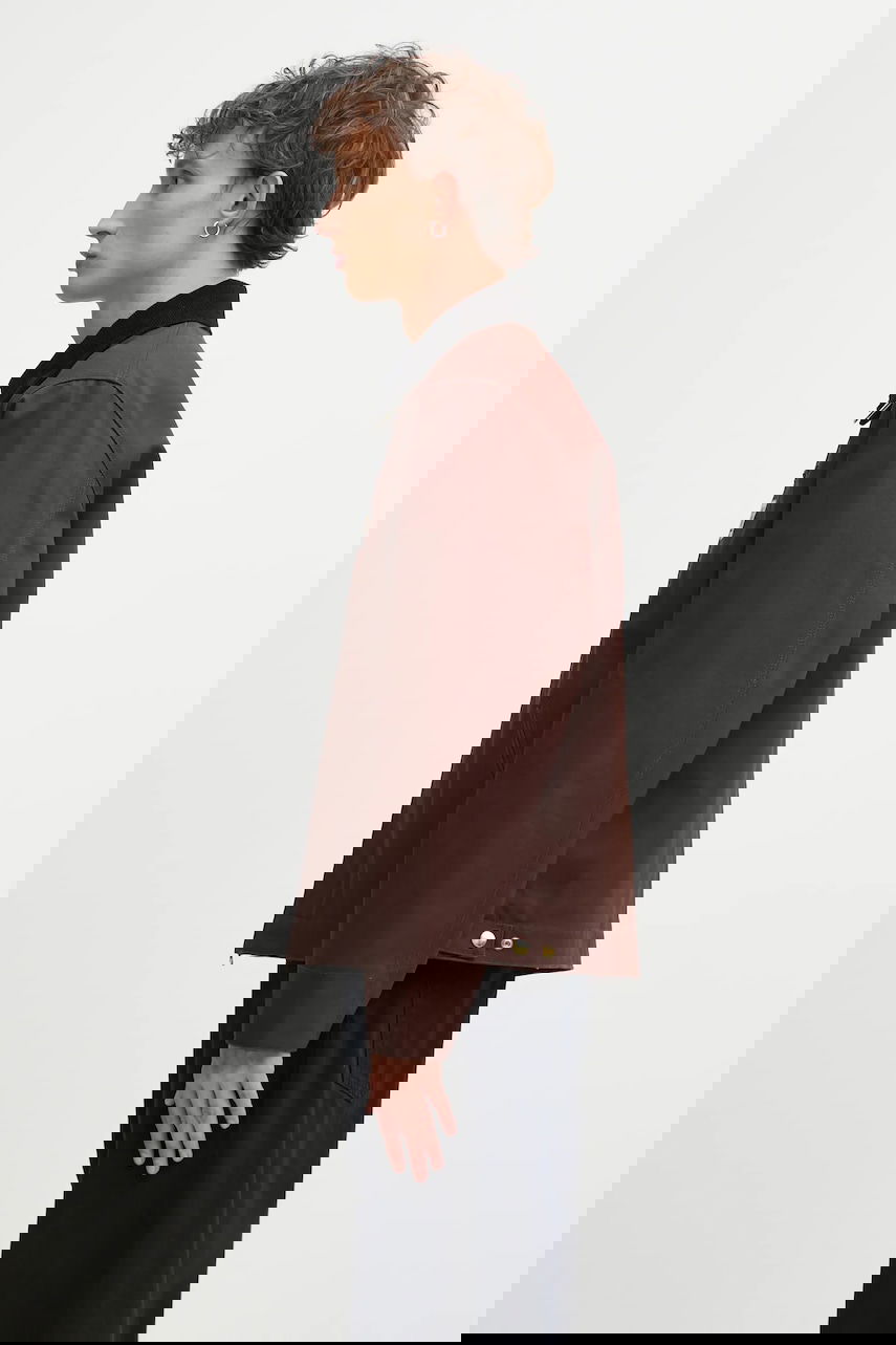 Bunda Carhartt WIP WIP Detroit Workwear Jacket Hnedá | I015264.1YL01, 1