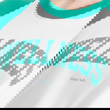 Sveter Sporty & Rich Sporty & Rich Wellness Ivy Baseball T-Shirt Zelené | TO046514001WH21-WHT, 4