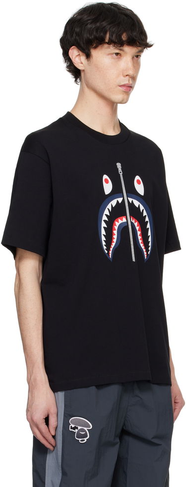Tričko BAPE A Bathing Ape Shark Graphic T-Shirt Čierna | 001TEK701302M, 1