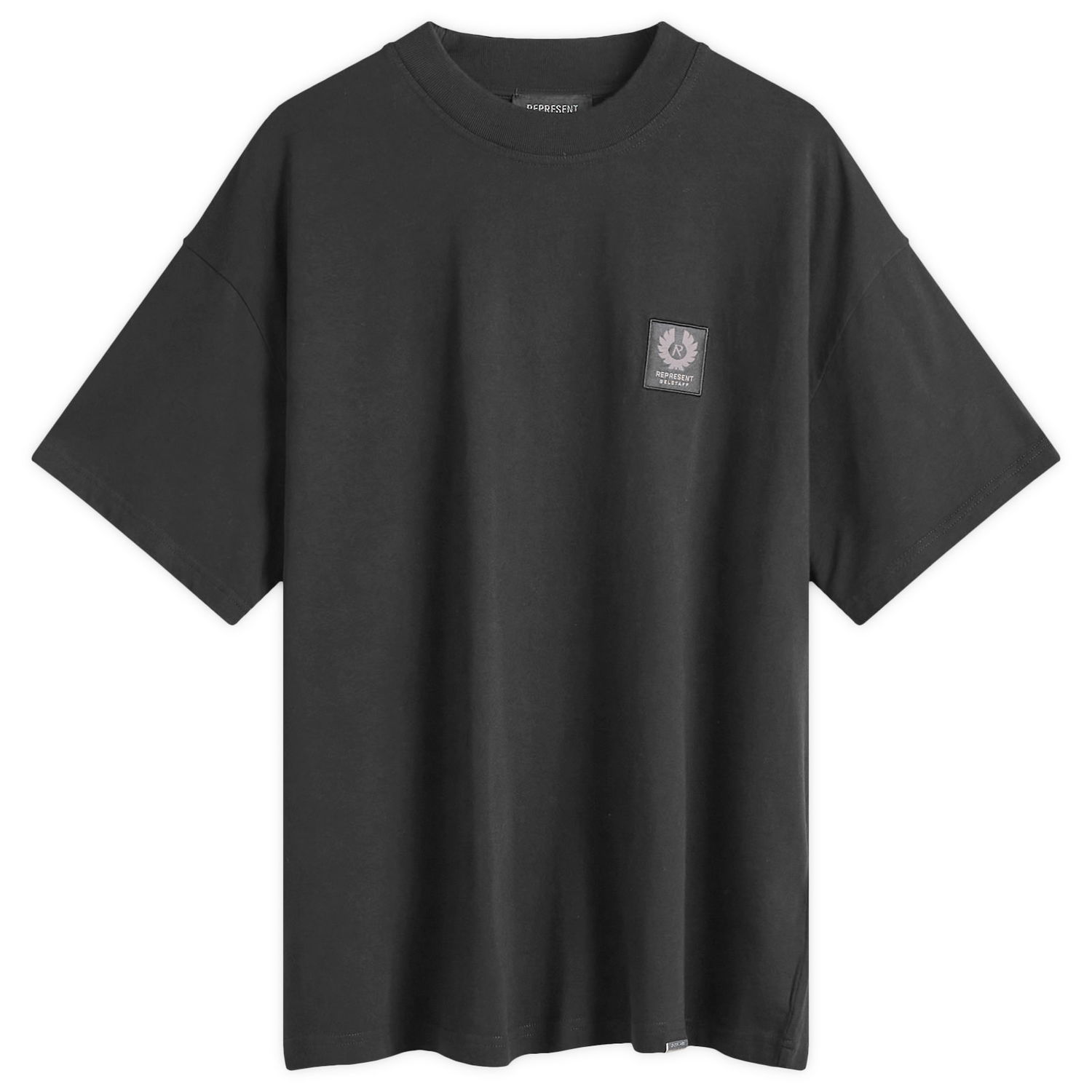 Tričko Represent Clo Belstaff Patch T-Shirt Čierna | MLM4703-001, 0