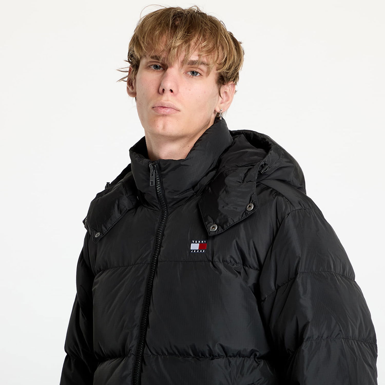 Prešívaná bunda Tommy Hilfiger Alaska Puffer Jacket Black Čierna | DM0DM19537 BDS, 1