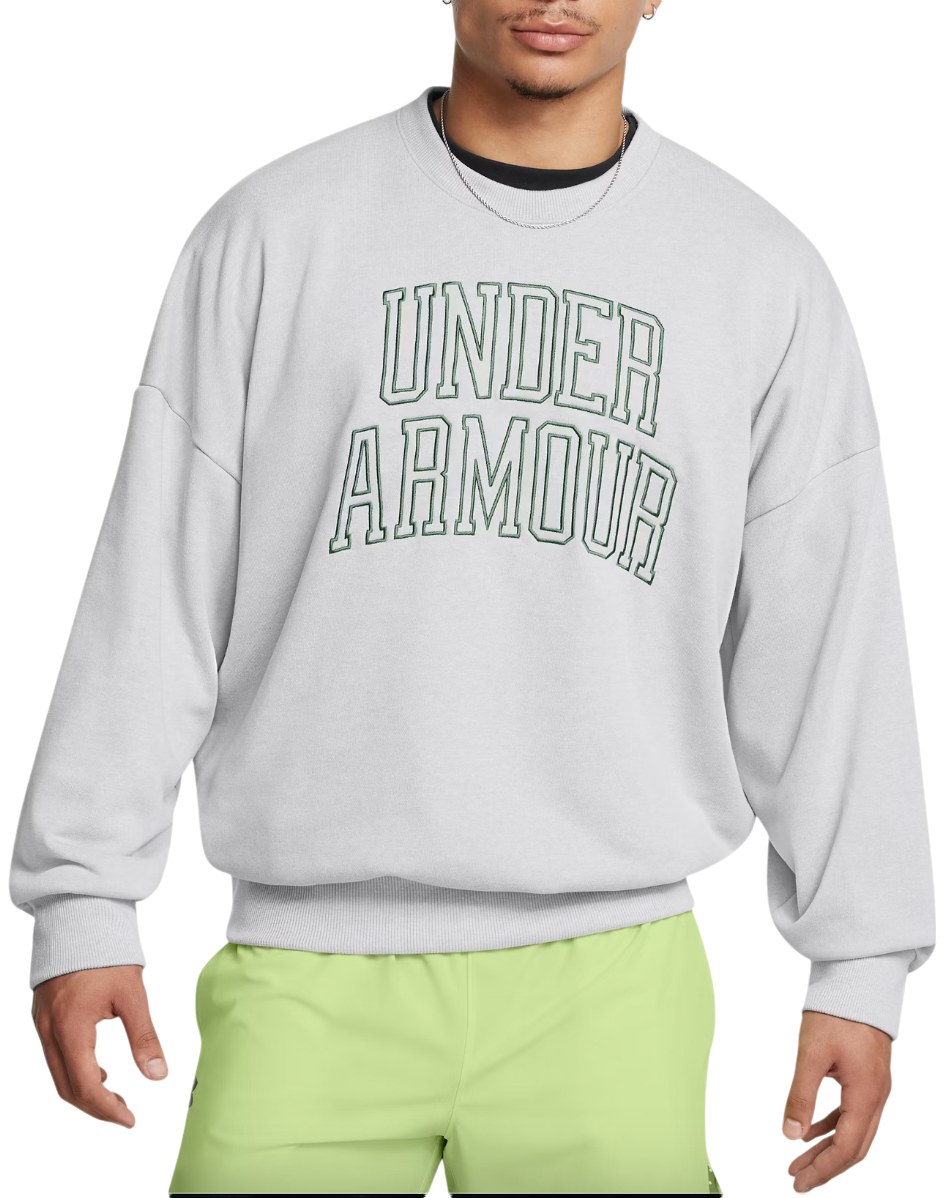 Mikina Under Armour Sweatshirt Crewneck Šedá | 1386548-011, 0