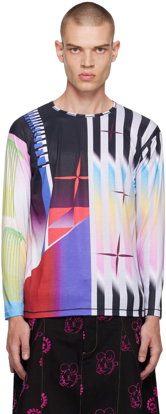 Chopova Lowena Ski Graphic Long Sleeve T-Shirt