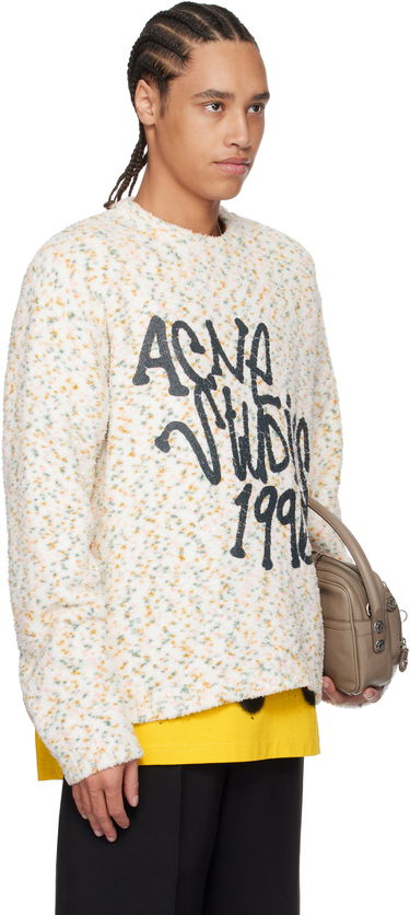 Sveter Acne Studios Acne Studios Printed Logo Knit Sweater Rôznofarebný | B60360-, 1