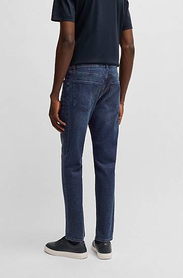 Džínsy BOSS Maine Regular-Fit Thermoregulating Jeans Modrá | 50539017, 1