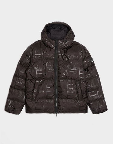 Prešívaná bunda Emporio Armani Emporio Armani Padded Hooded Jacket Čierna | AF159697M000697UC001, 0