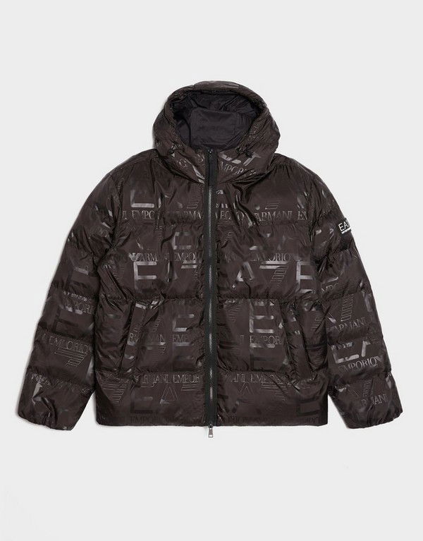 Prešívaná bunda Emporio Armani Emporio Armani Padded Hooded Jacket Čierna | AF159697M000697UC001