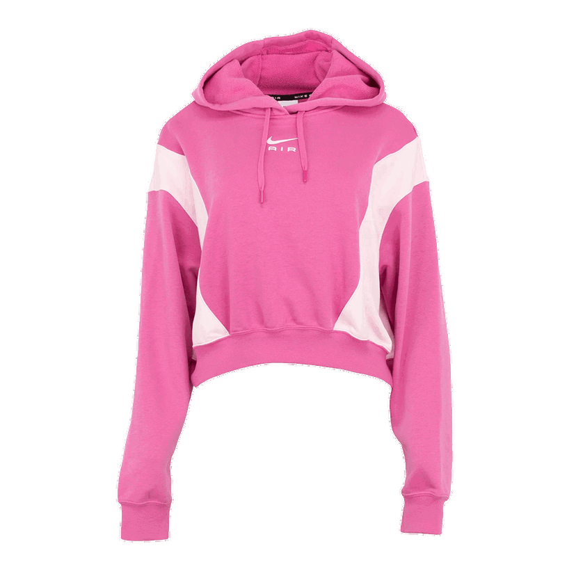 Mikina Nike Air Cropped Paneled Hoodie Ružová | DV8048-665