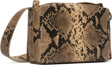 Taška cez rameno Dries Van Noten Dries Van Noten Snakeskin Crossbody Bag Béžová | 251-021512-397, 2