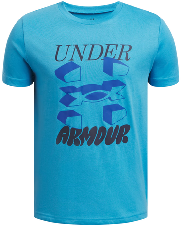 Tričko Under Armour Split Big Logo Short Sleeve T-Shirt Modrá | 1390003-452, 0