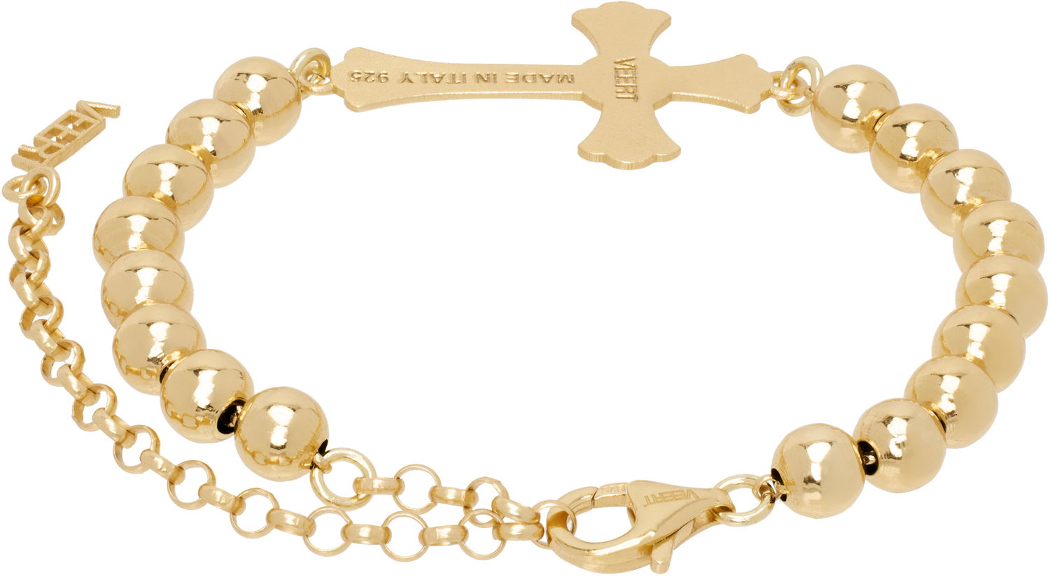 Náramok VEERT Cross Bracelet Metalická | BR01PL-YG, 1