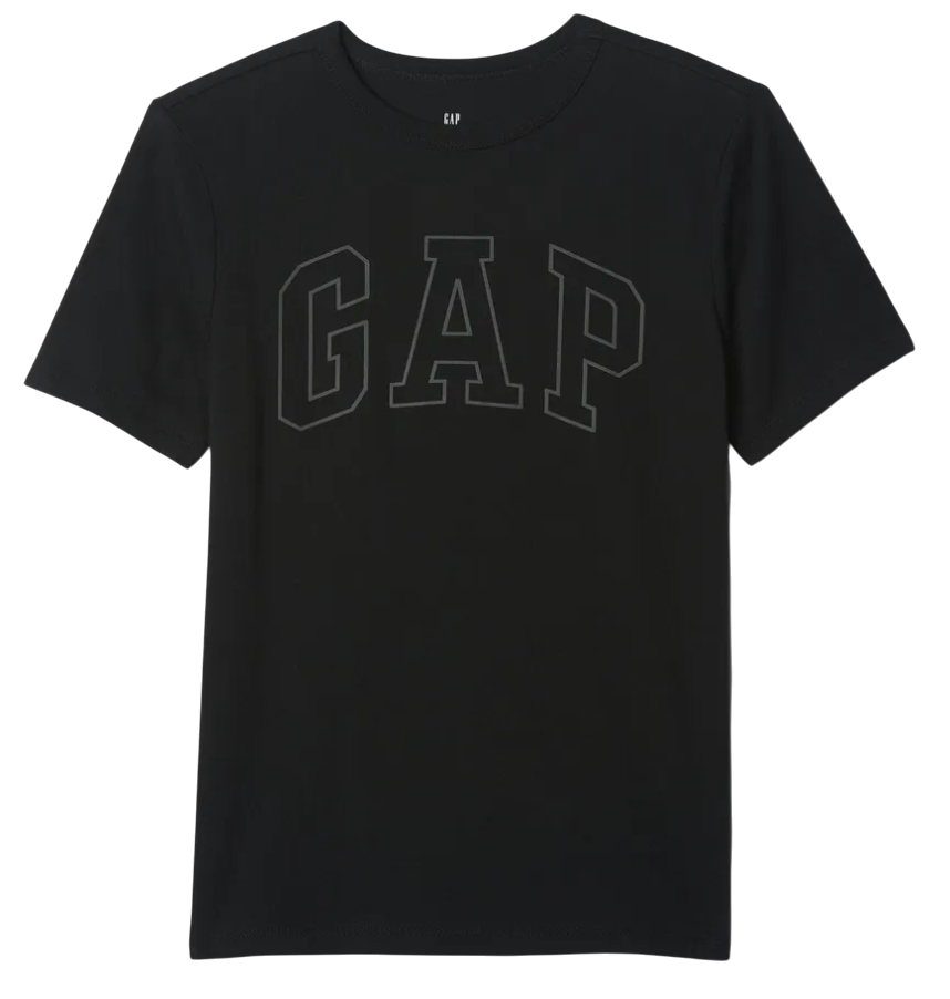 Tričko GAP Basic Logo T-Shirt Čierna | 708370-04, 0