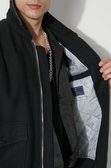 Bomber bunda Filling Pieces Filling Pieces Wool Bomber Jacket Čierna | 78634101861, 7