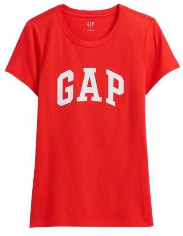 Tričko GAP Classic Logo T-Shirt Červená | 776775-01, 2