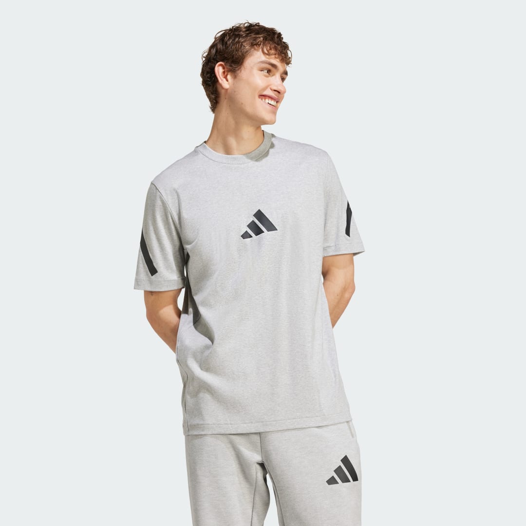 Tričko adidas Performance Z.N.E. T-Shirt Šedá | JF2457, 0