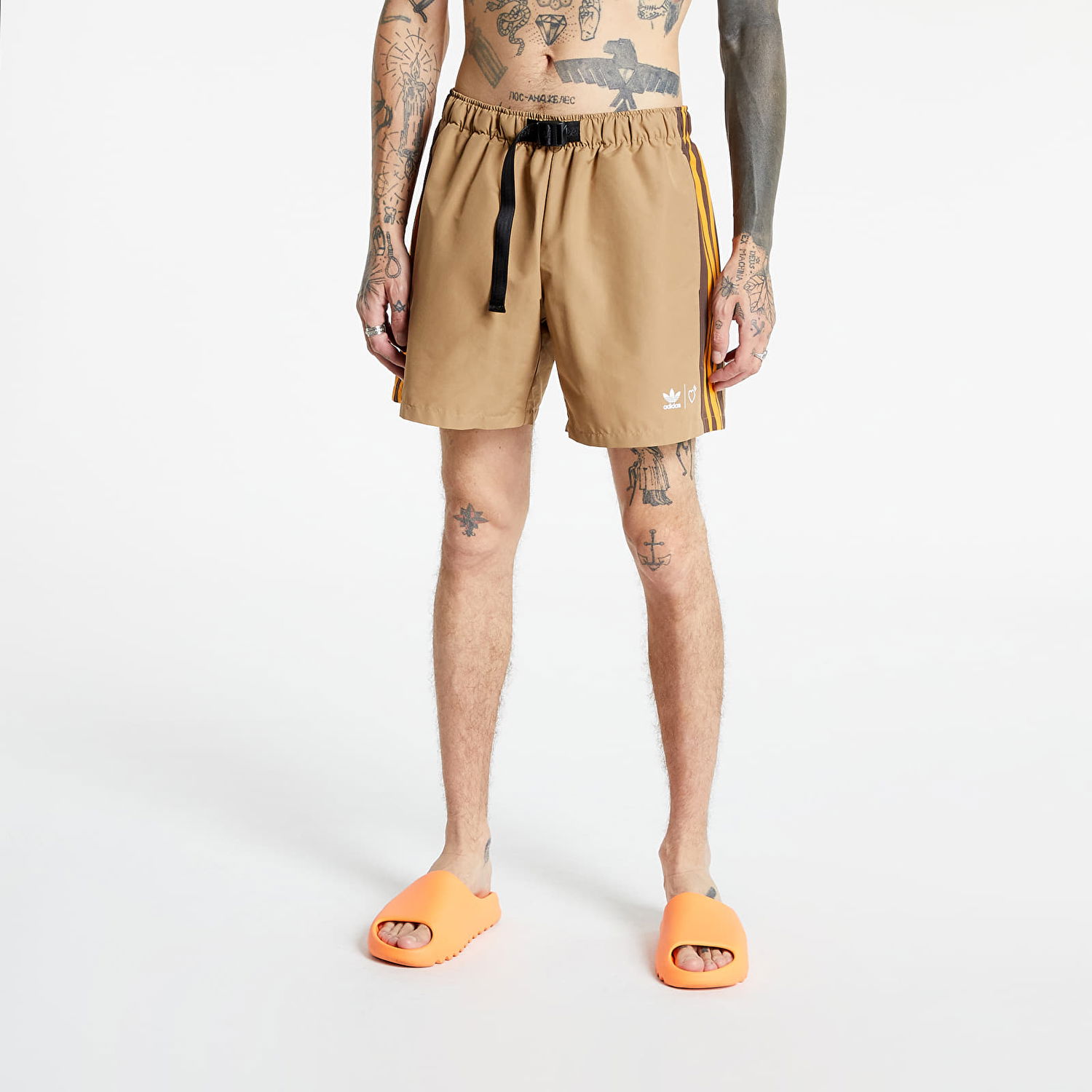 Šortky adidas Originals Windshorts Human Made Oranžová | HB0000, 1