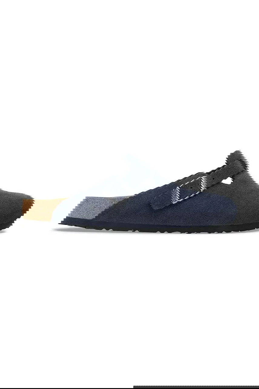 Tenisky a topánky Birkenstock Birkenstock Boston Suede Clogs Navy | 1030902, 0