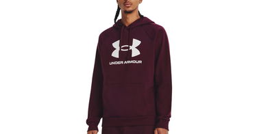 Mikina Under Armour Rival Fleece Hoodie Vínová | 1379758-600, 1
