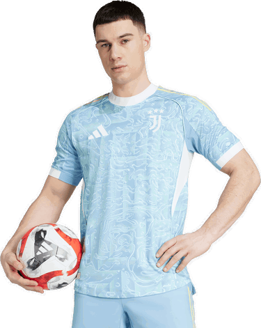 Dres adidas Performance Juventus 25/26 Authentic Away Jersey Tyrkysová | JJ4312, 4