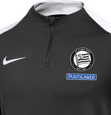 Mikina Nike Sturm Graz Long-Sleeve Quarter-Zip Training Top Čierna | stgfd7569-010, 2