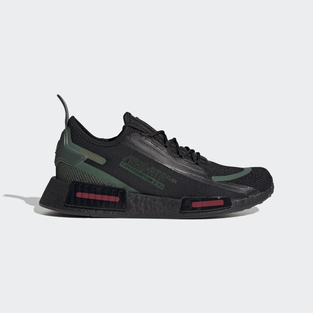 Tenisky a topánky adidas Originals Star Wars x NMD_R1 Spectoo "Boba Fett" Zelené | GX6791, 1