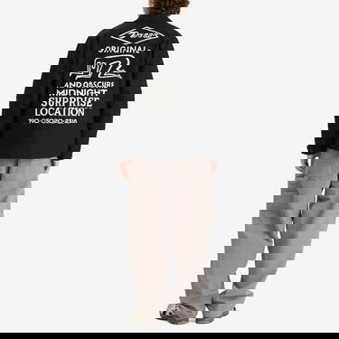 Bunda By Parra Parra Midnight Surprise Coach Jacket with Embroidered P and Script Logos Čierna | 53441-BLK, 4