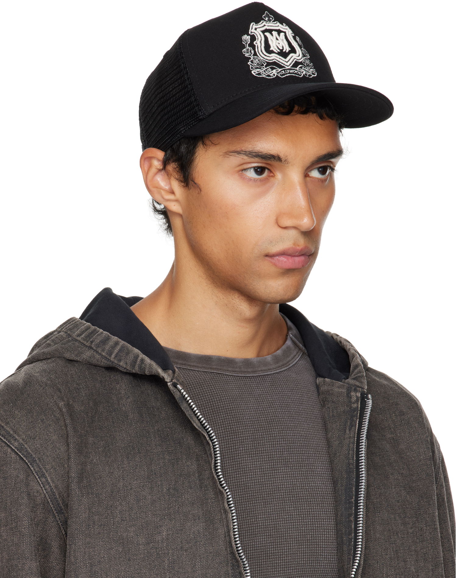 Šiltovka AMIRI AMIRI MA Crest Trucker Cap Čierna | AMHATR1037, 1