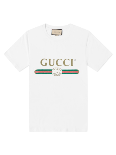 Tričko Gucci Fake Tee Biela | 440103-X3F05-9045